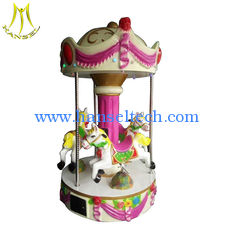 China Hansel Guangzhou 3 seats portable small merry go round carousel for sale proveedor