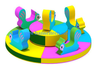 China Hansel  soft outdoor playground equipment for kid indoor games animal carousel for baby proveedor