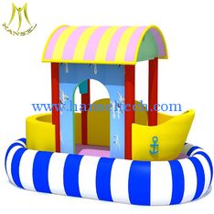 China Hansel electric soft play for baby children's indoor play equipment rocking pirate ship proveedor