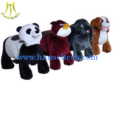 China Hansel  plush walking toy ride on  animales de peluche motorizado in mall proveedor