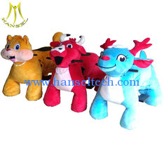 China Hansel   wholesale plush animal fun ride 4 wheels for sales motorized horse toy for adults proveedor