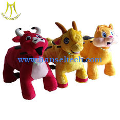 China Hansel  coin operated children ride on animal car for sale plush animal kiddie ride proveedor