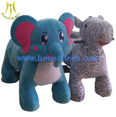 China Hansel Plush motorized stuffed animals electric kids ride on horse for sale proveedor