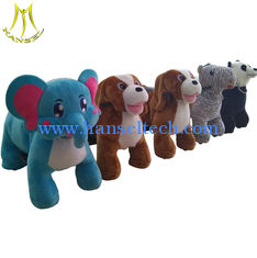 China Hansel children's game ride on furry animal toy animal robot ride for kids party proveedor