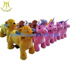 China Hansel horse walking children ride on racing coin operating happy ride on animal proveedor