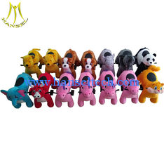 China Hansel Amusement parks electrical toy animal scooter riding plush toy rides proveedor