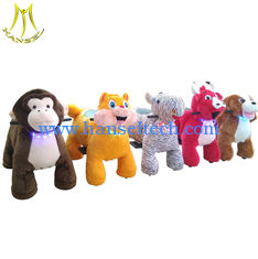 China Hansel hot selling amusement rides plush electric animal toy car proveedor