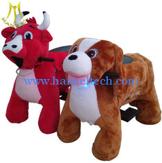 China Hansel  amusement park coin operated stuffed electric ride on animals proveedor