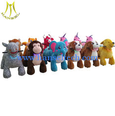 China Hansel plush animal electronic coin toy ride for outdoor amusement park proveedor