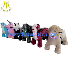 China Hansel  coin operated animal walking toys walking ride on mall proveedor