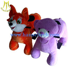 China Hansel  coin operated unicorn motorized plush animal for mall proveedor