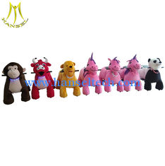 China Hansel coin operated ride on furry animal toys happy ride on animals proveedor