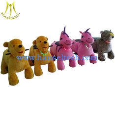 China Hansel kiddie ride on coin operated electric plush motorized animals proveedor