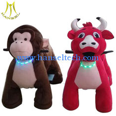 China Hansel  battery operatd indoor rides animal design coin operated plush toy machine with light proveedor