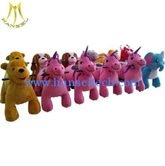China Hansel Guangzhou indoor coin operated ride on animal plush ride proveedor