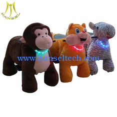 China Hansel 	2018 attraction plush unicorn electric scooter ride on animal toy proveedor