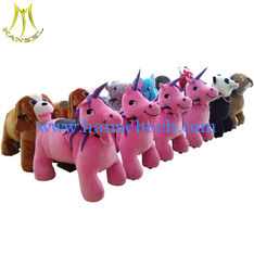 China Hansel stuffed animal toy rides kids games toy cars electric animal scooter proveedor