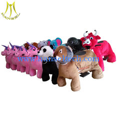 China Hansel family park  battery operated toy car plush ride on animals proveedor
