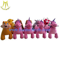 China Hansel coin operated electric ride on animals motorized plush animal ride proveedor