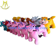 China Hansel wholesale children go kart amusement rides plush ride on animals proveedor