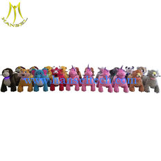 China Hansel amusement park indoor kids plush electric ride on animals proveedor