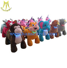China Hansel shopping mall electric battery powered plush ride on animal proveedor