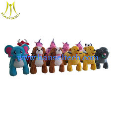 China Hansel motorized plush riding animals coin operated children rides car attractions for children proveedor