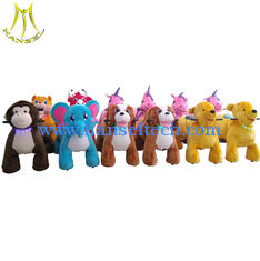 China Hansel commercial plush coin operated animal mountable rides for shopping mall proveedor