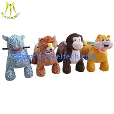 China Hansel  plush toys stuffed animals on wheels plush animal electric scooter proveedor