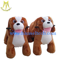 China Hansel  hot sale children plush battery operated zoo animal toys horse on wheels proveedor