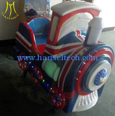 China Hansel Used fiber glass kiddie rides happy riding funny racing car proveedor