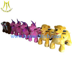 China Hansel wholesale battery operated kiddieride on plush electric animal cars proveedor