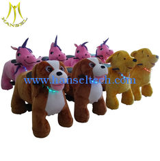 China Hansel plush riding animals kids rides on electronic animal scooters proveedor