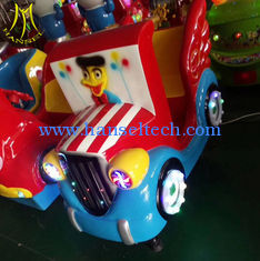 China Hansel Used fiber glass kiddie rides happy riding funny racing car proveedor