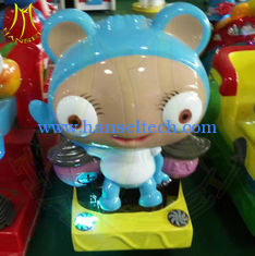 China Hansel high quality coin operated fiber glass electric kid ride on toy proveedor