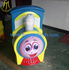 China Hansel Used fiber glass kiddie rides happy riding funny racing car proveedor