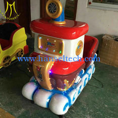China Hansel  high qualitaty coin kiddie train  ride kiddie equipment rides in mall proveedor