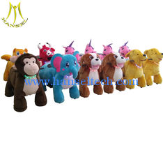 China Hansel hot-selling kids coin operated indoor plush riding motorized animals proveedor