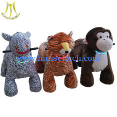 China Hansel chilldren pedal car motorized animal walking plush ride for sale proveedor