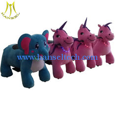 China Hansel popular kids coin operated toy rides walking stuffed animal ride proveedor