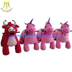 China Hansel Guangzhou safari toy electric motorized plush riding animals for kids proveedor