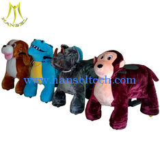 China Hansel indoor playground stuffed electric animal scooter for family park proveedor