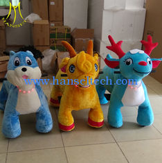 China Hansel  cheap kids plush toy electric cars for kids ride on animal toy unicorn proveedor