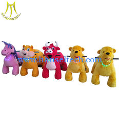 China Hansel electric furry motorized animals kids ride on plush animal proveedor