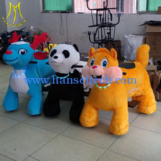 China Hansel  amusement ride  plush rocking scooter with music electronic toys for adults proveedor