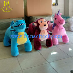 China Hansel   2018 commercial kids walking plush animales mountables electric for shopping mall proveedor