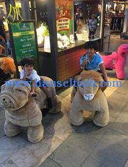China Hansel  wholesale walking coin operated popular animal bike for mall walking animal toy animal scooter in mall proveedor