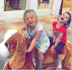 China Hansel 2018 commercial  large unicorn stuffed animal battery plush riding animals for indoor playground proveedor