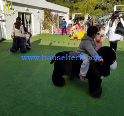 China Hansel 2018 zoo animals children park products walking plush animal ride proveedor