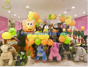China Hansel funfair moving coin operated children ride on car for shopping mall proveedor